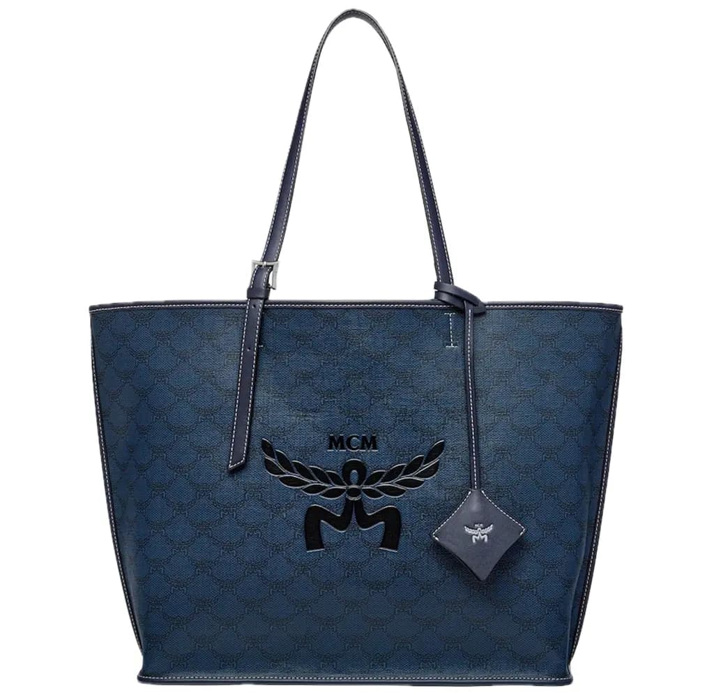 Túi MCM Himmel Shopper 'Navy' MWPESAC03VC001