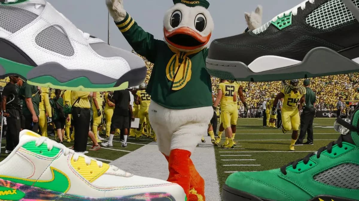 Top 10 đôi giày Oregon Ducks (PE) vĩ đại nhất từng được sản xuất (Phần 1)