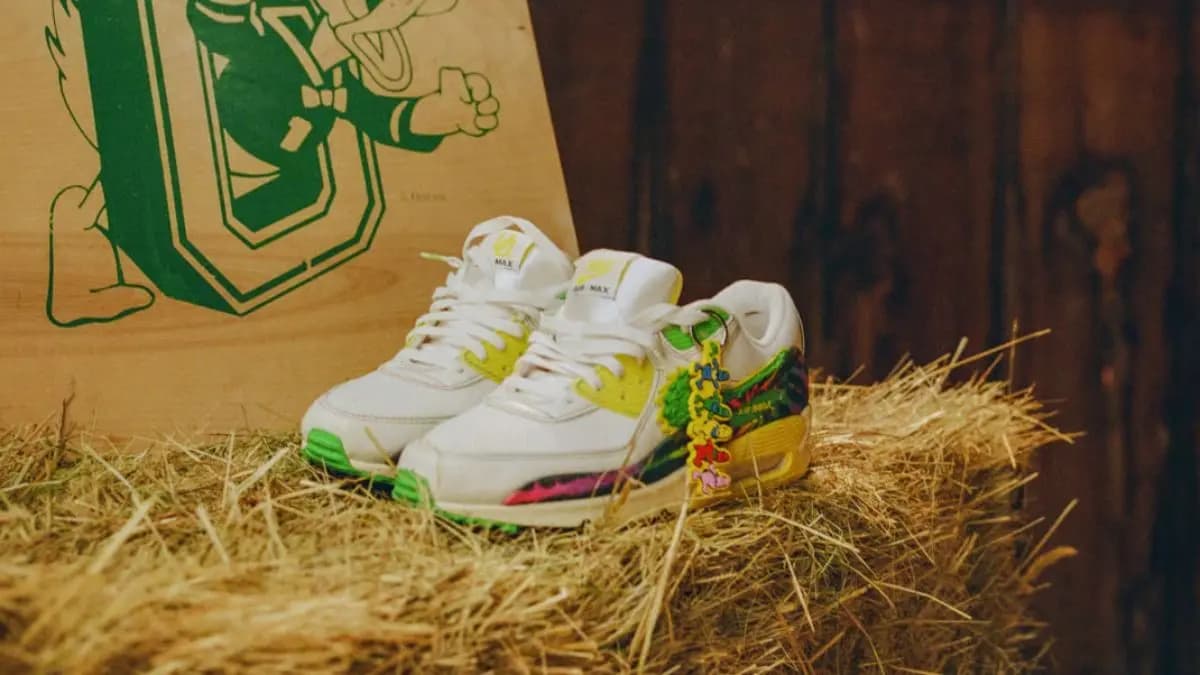 Grateful Dead và Oregon Ducks hợp tác ra mắt Nike Air Max 90 "Grateful Ducks"