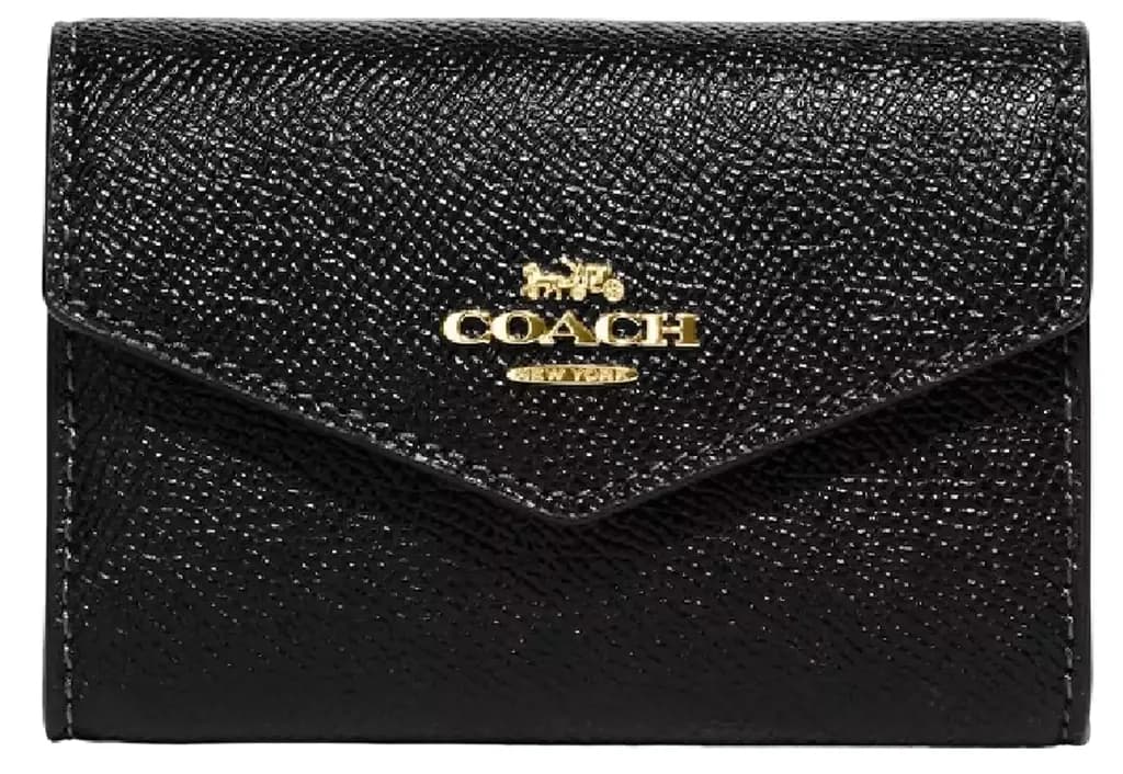 Ví Coach Flap Card Case ‘Black’ CH487-IMBLK