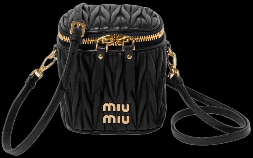 Túi Miu Miu Matelassé Micro ‘Black’ 5NR018-2FPP-F0002