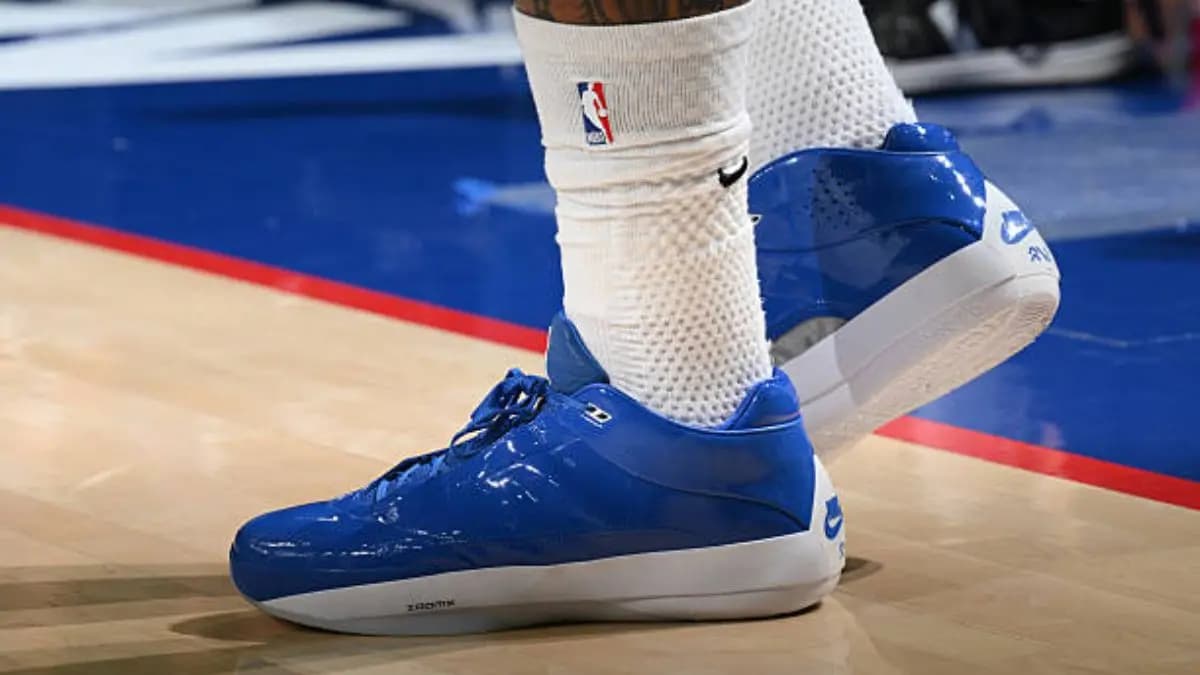 Paolo Banchero trình làng Jordan 40 PE Patent Blue độc quyền