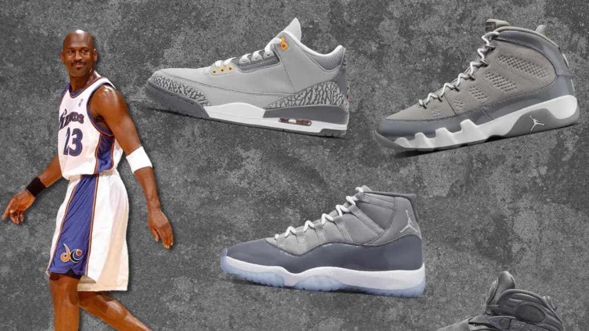 Top 10 đôi sneakers Air Jordan phối màu Cool Grey "đỉnh" nhất