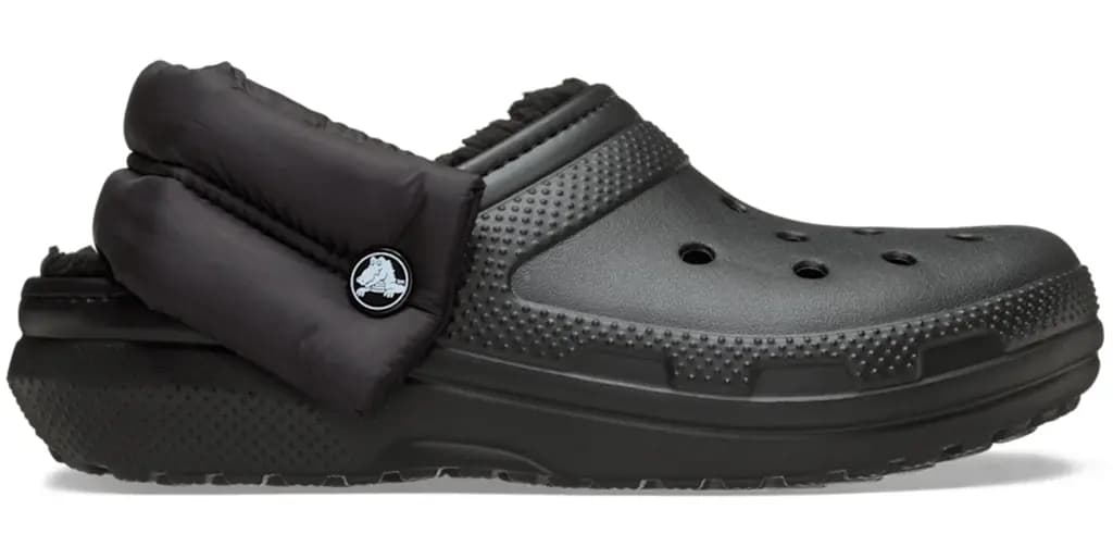 Dép Crocs Puff Strap Lined Clogs 'Black' 211979-001
