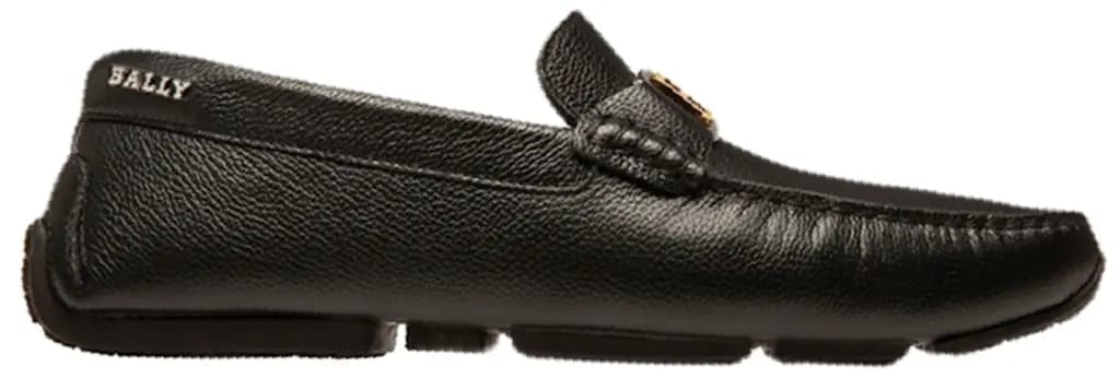 Giày Bally Moccasin Leather ‘Black’ 6300428