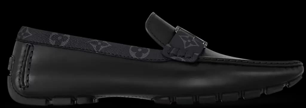 Giày Louis Vuitton Monte Carlo Moccasin 'Black'1A8F7A