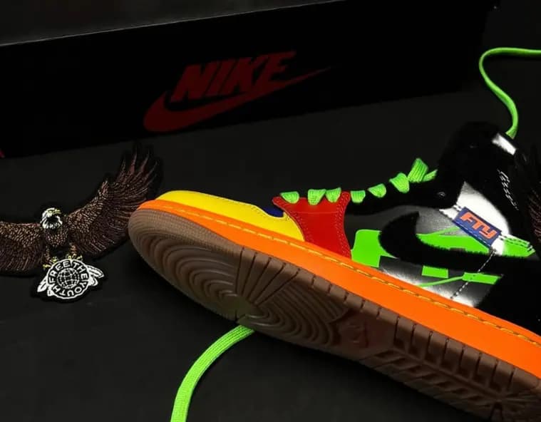 Free The Youth x Air Jordan 1 Mid: Phiên bản collab giới hạn đầy cá tính