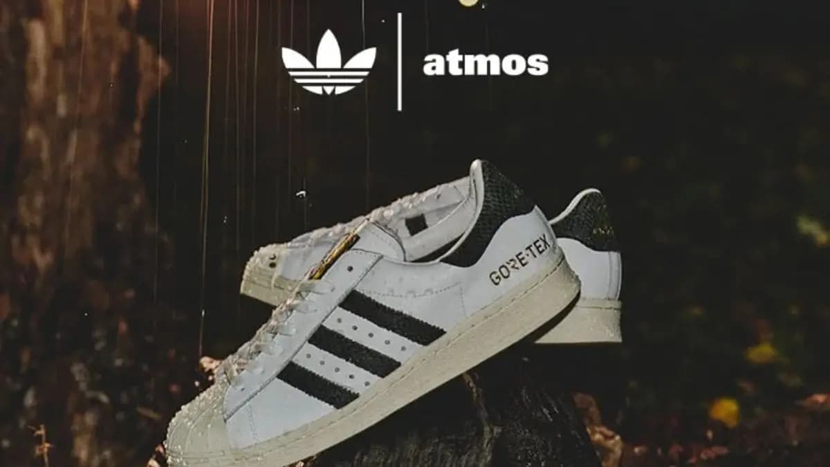 Superstar 82 Gore-Tex: atmos và adidas tái hợp với họa tiết vảy rắn