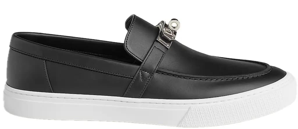 Giày Hermes Game Slip-on Sneaker 'Black' H231727ZH02395