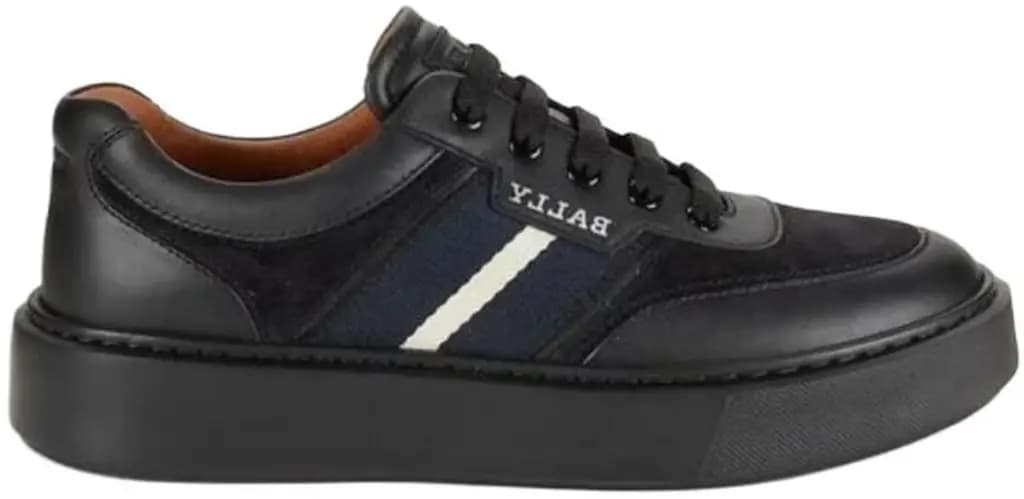 Giày Bally Leather Sneaker ‘Black’ 6307943