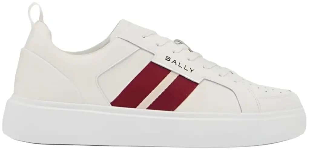 Giày Bally Leather Sneakers ‘White’ 6313178