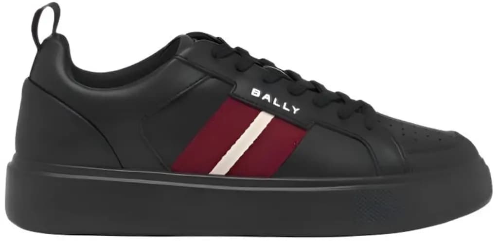 Giày Bally Striped Lace-up Sneakers ‘Black’ 6313179