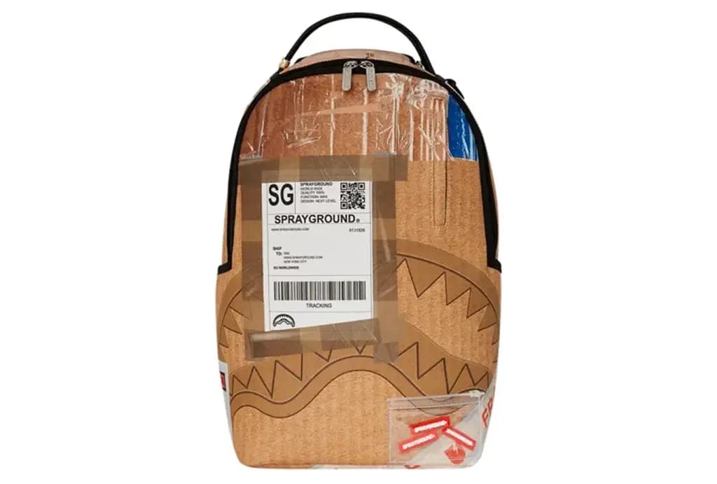 Balo Sprayground PVC Backpack 'Brown' W1145718 Balo Sprayground PVC Backpack 'Brown' W1145718