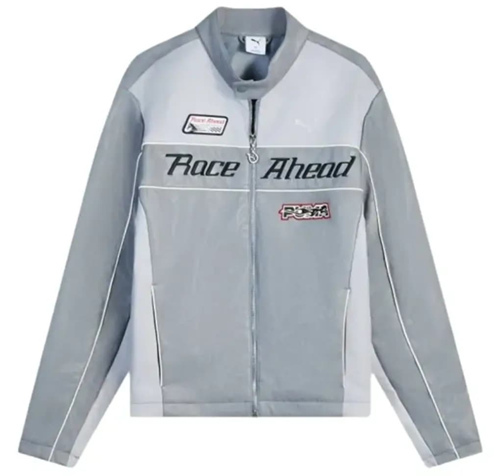 Áo Puma Race Ahead PU Zodiac Jacket 'Grey' 636031-71