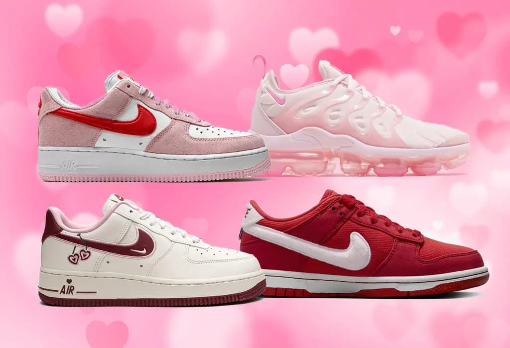 Các mẫu giày sneaker phát hành nhân dịp Valentine năm 2026