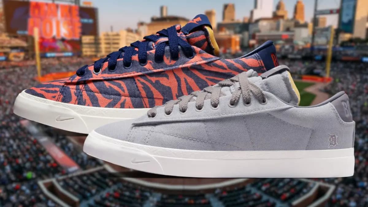 Devin Booker mang năng lượng quê nhà Detroit Tigers vào pack Nike Blazer Low