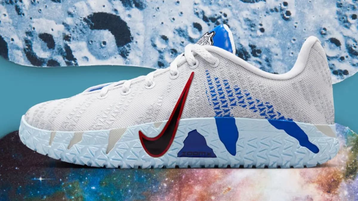 Nike Ja 3 Outer Space: Đôi giày lệch màu cho trẻ em mê vũ trụ