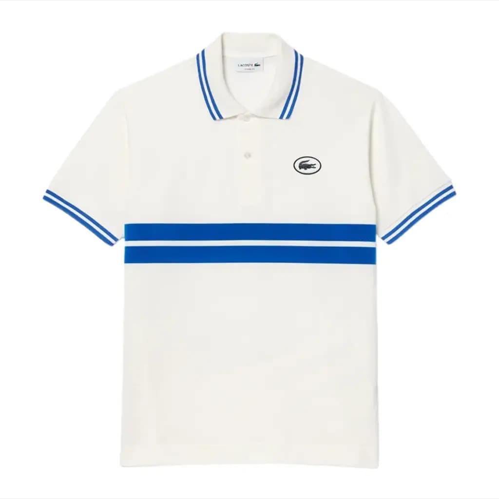 Áo Lacoste Classic Polo 'White Blue' PH7447-51-IUP