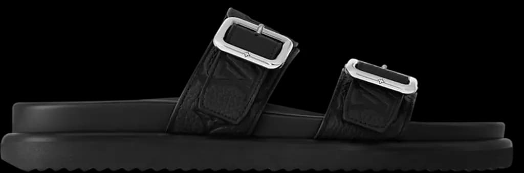 Dép Louis Vuitton LV Venice Mule ‘Black’ 1AHSJG