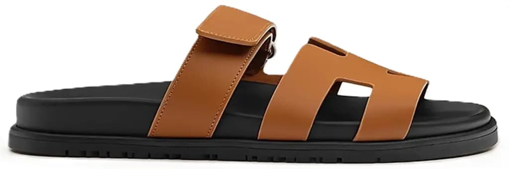Dép Hermes Chypre Sandal ‘Brown’ H222299Z-A3340