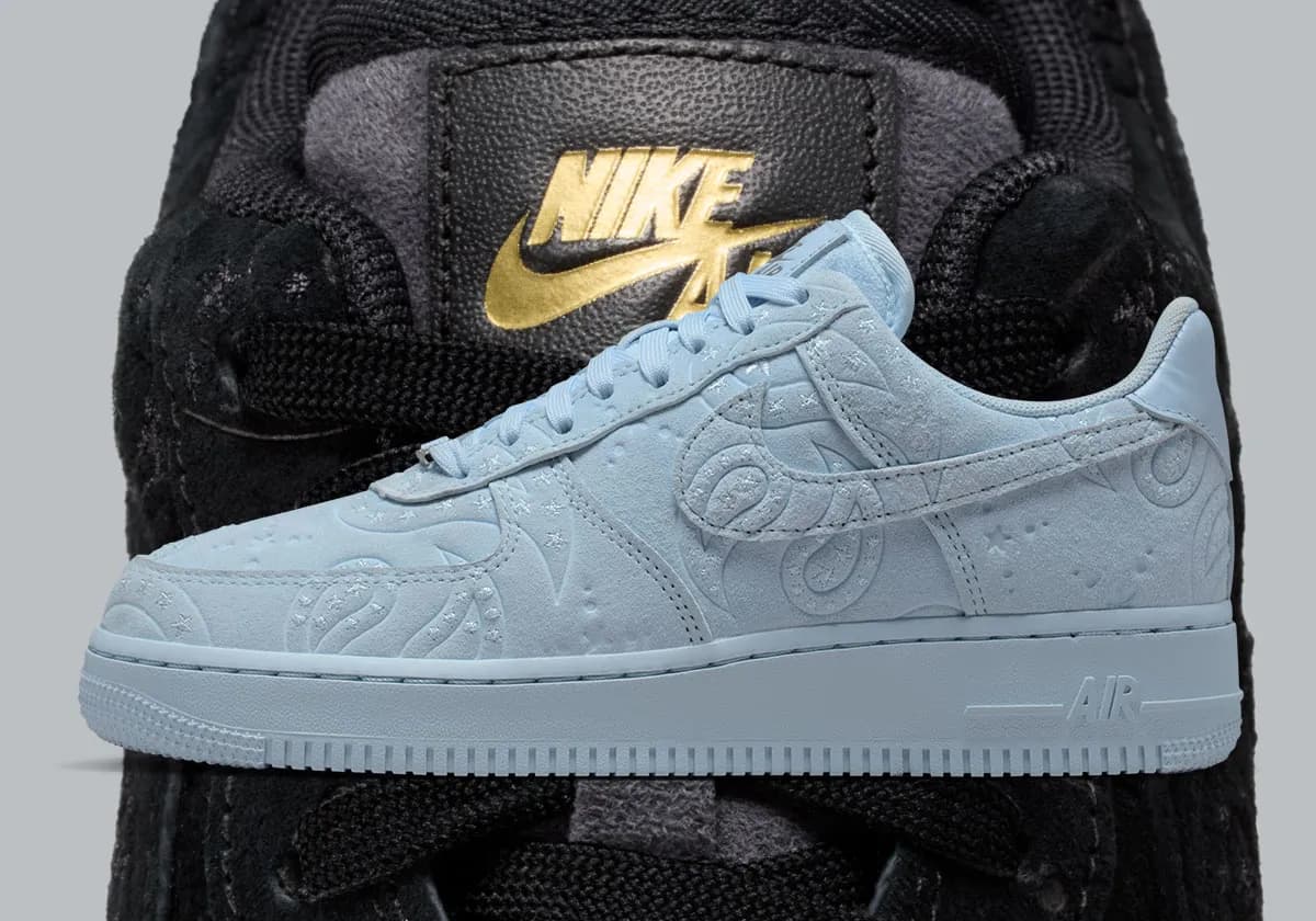 Nike Air Force 1 Low “Paisley Suede” ra mắt vào mùa xuân 2026