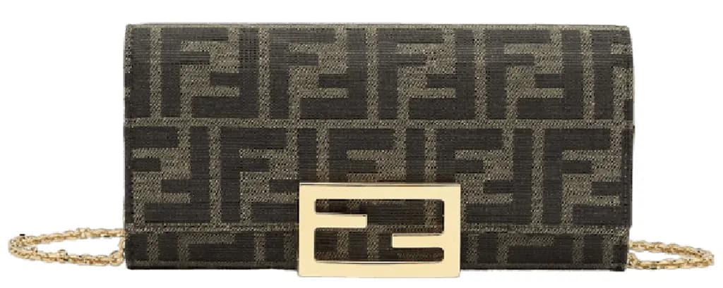 Ví Fendi Continental With Chain ‘Brown’ 8M0365A98PF0A6E
