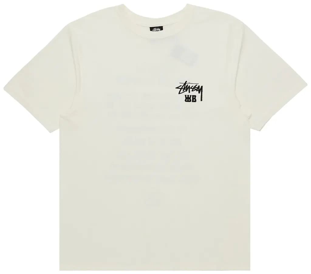 Áo Stussy x Wales Bonner Ocean Song Tee 'Ivory' 3904025-White
