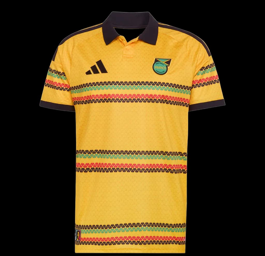 Áo Adidas Jamaica 26 x Bob Marley Home Jersey 'Bold Gold' KD0959