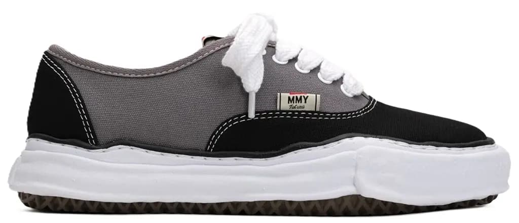 Giày Maison Mihara Yasuhiro Baker Bicolor Canvas 'Black' A13FW738