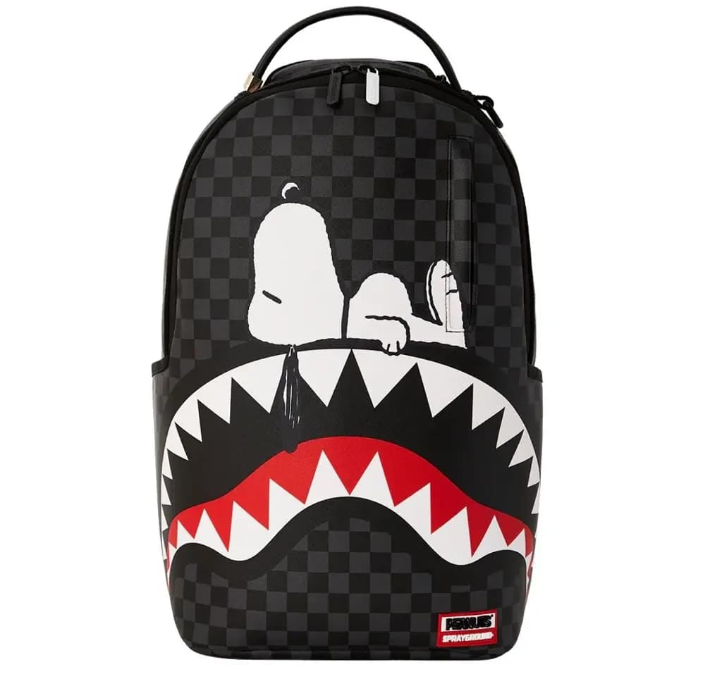 Balo Sprayground x Peanuts Snoopy Sunday Chilling DLXV Backpack 'Black Grey' W1035740 Balo Sprayground x Peanuts Snoopy Sunday Chilling DLXV Backpack 'Black Grey' W1035740
