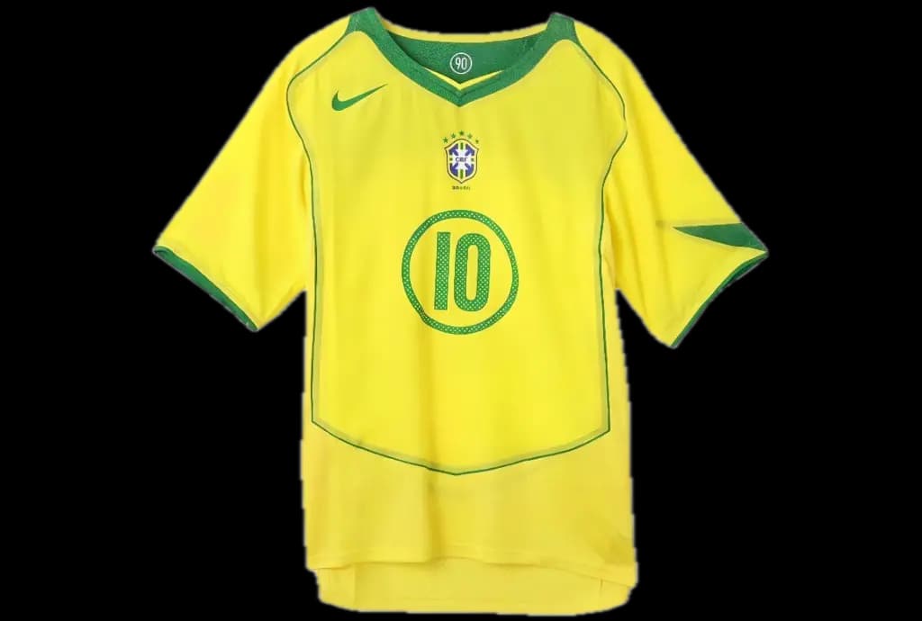 Áo Nike Brazil 2004 Total 90 Reissue 'Yellow Green' IF2941-731
