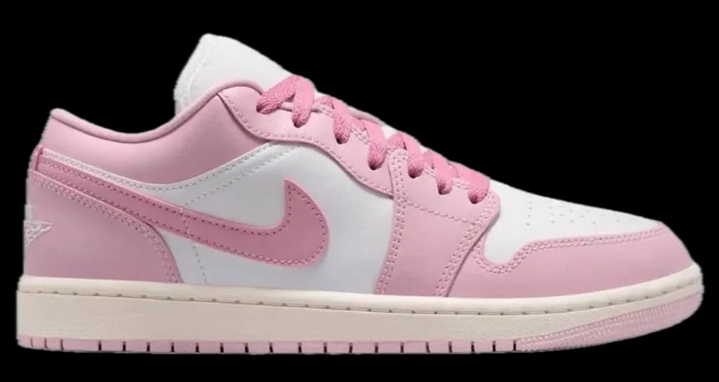 Giày Nike Air Jordan 1 Low 'Iced Carmine White' DC0774-607