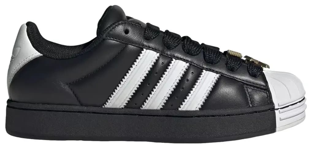 Giày Adidas Superstar II 'Core Black' JR7444