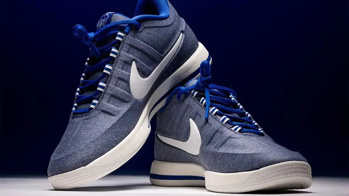 Nike Book 2 “Kentucky Wildcats” denim: Phiên bản đặc biệt tôn vinh lịch sử bóng rổ Kentucky