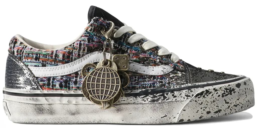 Giày Vans Premium Old Skool 'Charms Black Grey' VN000D9VDE2