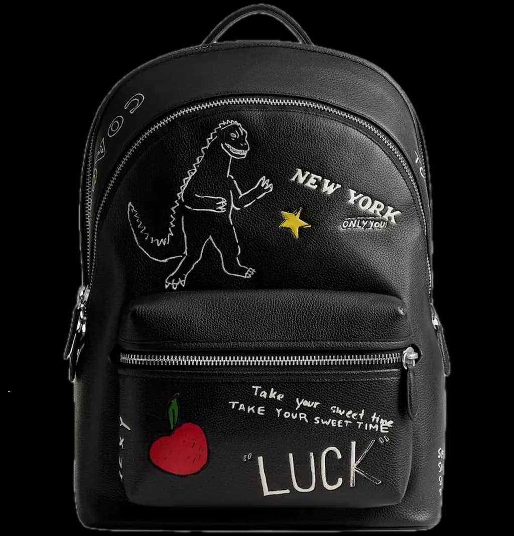 Balo Coach Charter Backpack ‘Sketch Print’ CAJ84-BLC