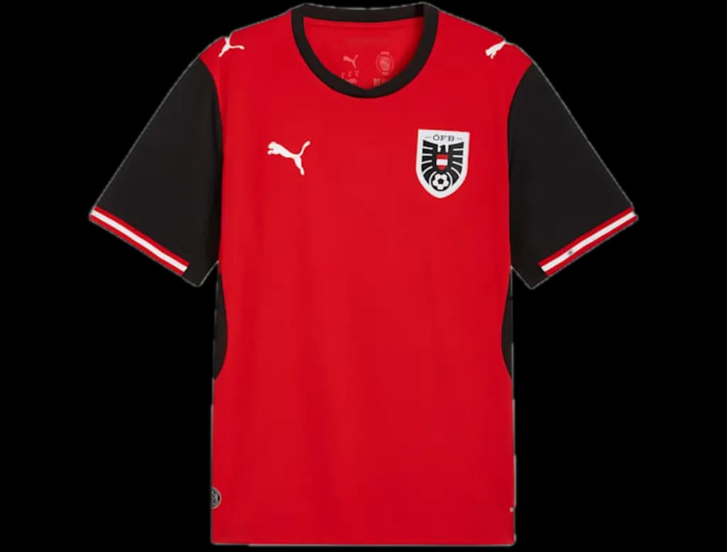 Áo Puma Austria Home 'Red Black' 783200-01