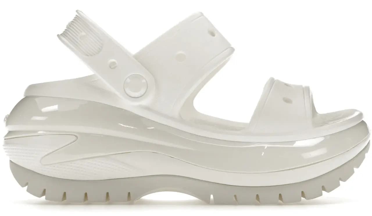 Dép Crocs Mega Crush Sandal 'White' 207989-100