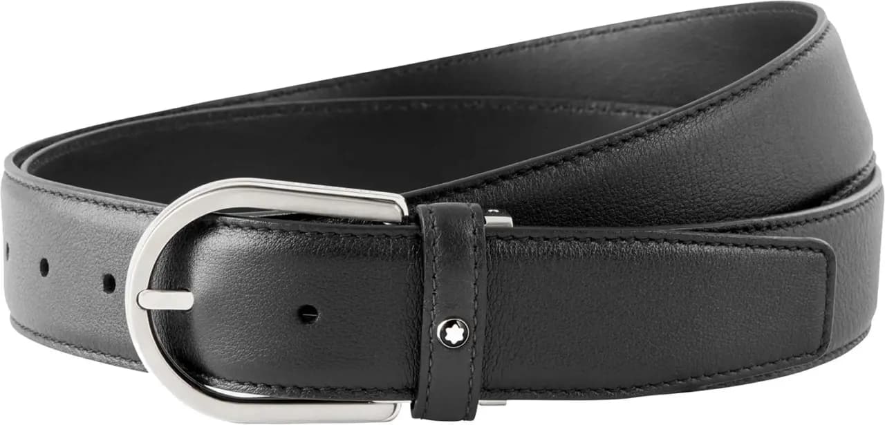 Thắt Lưng Montblanc Horseshoe Buckle 'Gray' MB118414