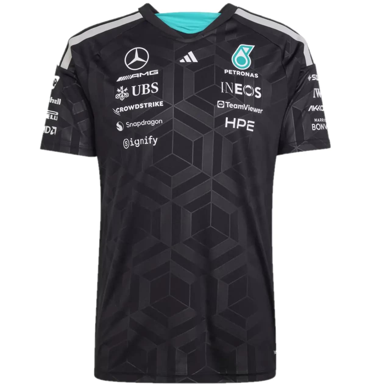 Áo Adidas Mercedes AMG F1 Team Driver Jersey 'Black' KF0161