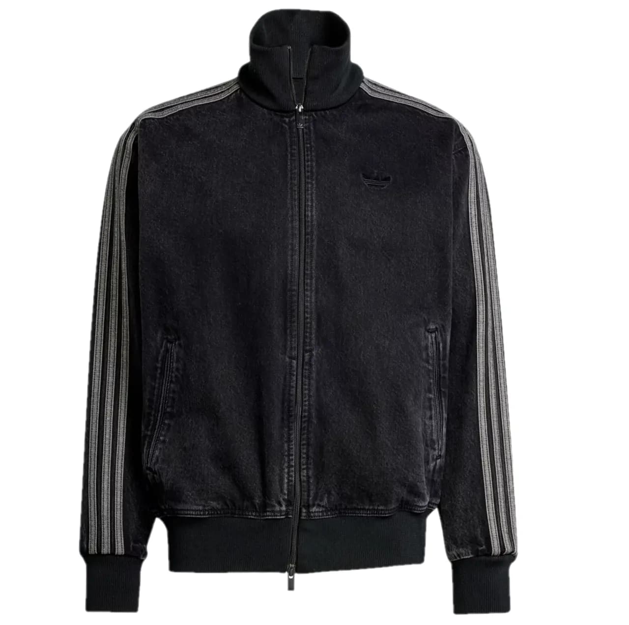 Áo Adidas Track Top Denim Firebird Adicolor 'Black' JC6717