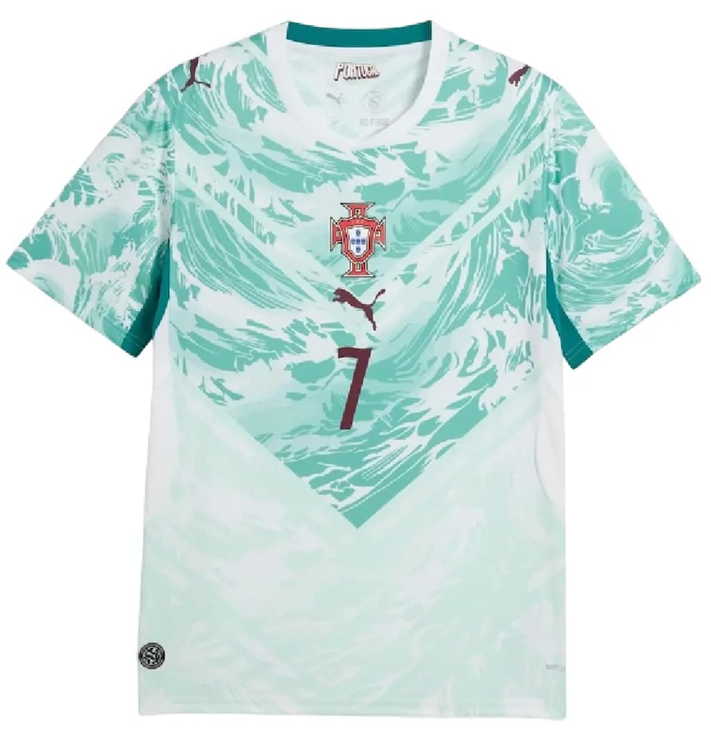 Áo Puma Portugal Away Cr7 Player Jersey ‘Blue’ 788146-77