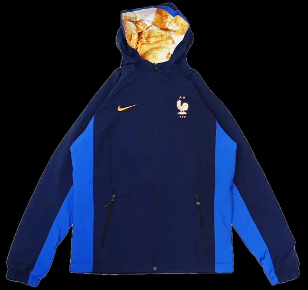 Áo Nike France AWF 'Blackened Blue' IB6333-498