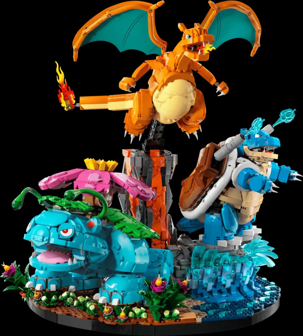 Mô Hình Lego Pokemon Venusaur Charizard and Blastoise 72153