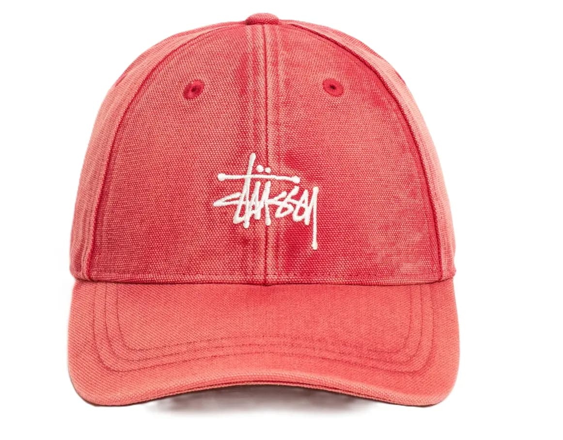 Mũ Stüssy Basic  Washed Canvas 'Red' 1311210-RED