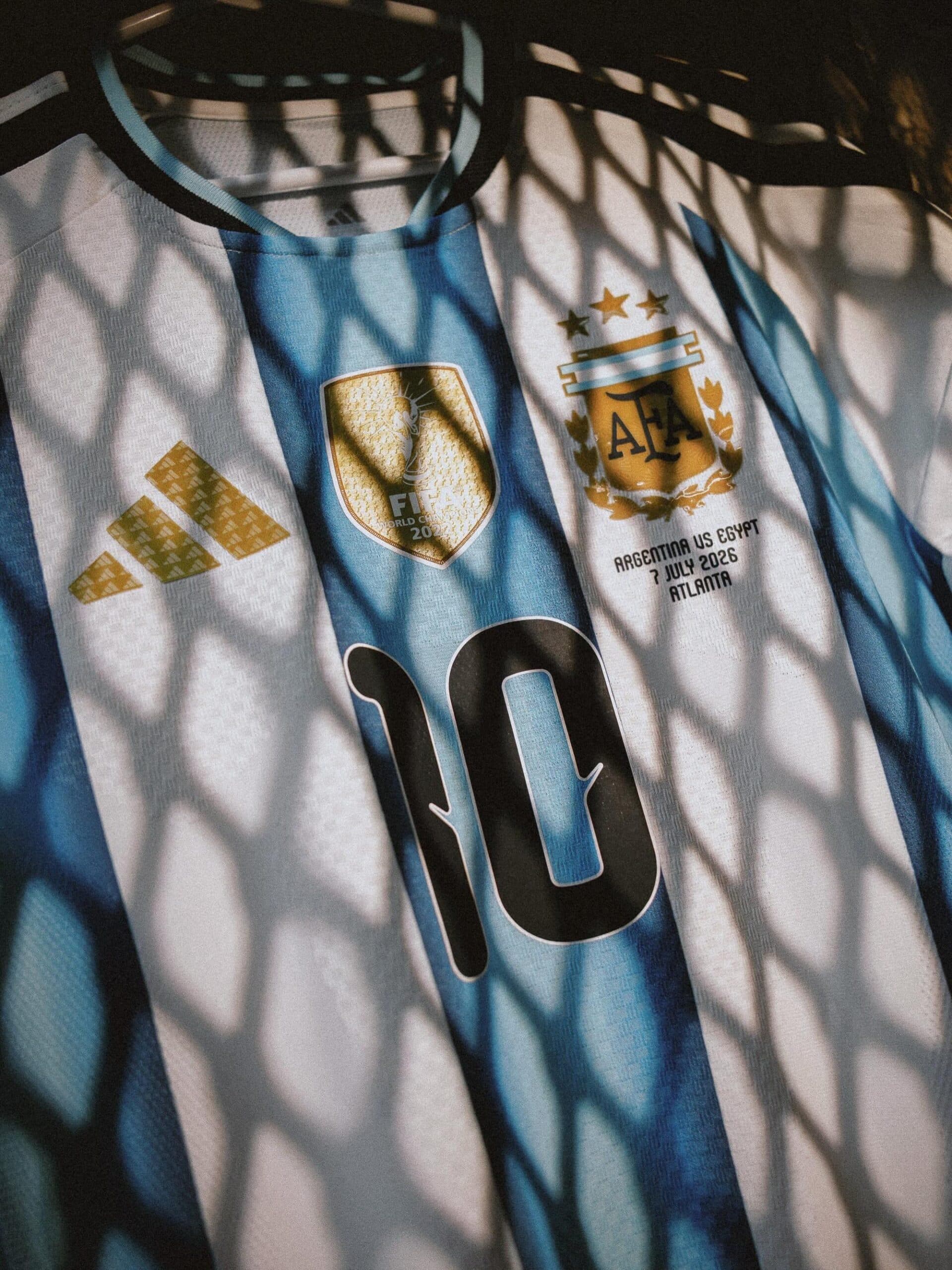 Những phiên bản áo đấu của đội tuyển Argentina worldcup 2026
