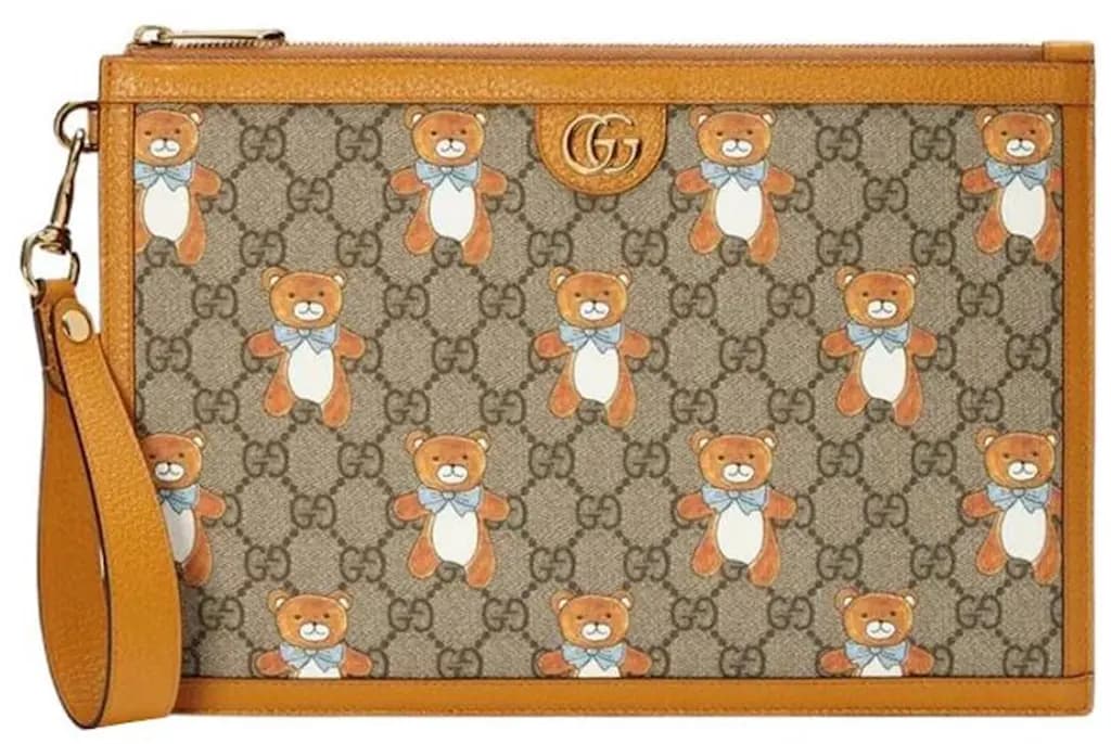 Túi Gucci Canvas With Leather Clutch ‘Beige’ 660162-2YLAG-8695