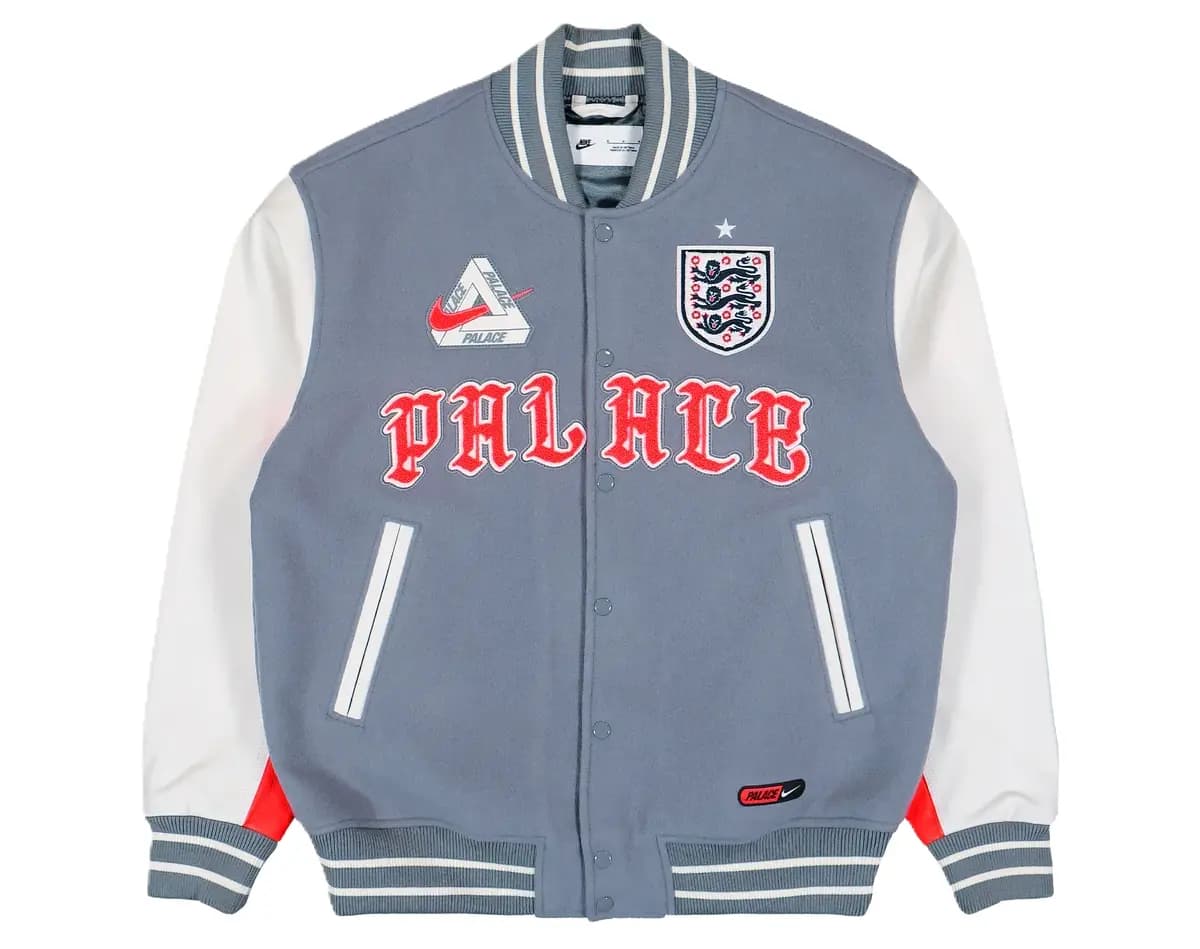 Áo Nike x Palce England Jacket 'Cool Grey' IM6636-065
