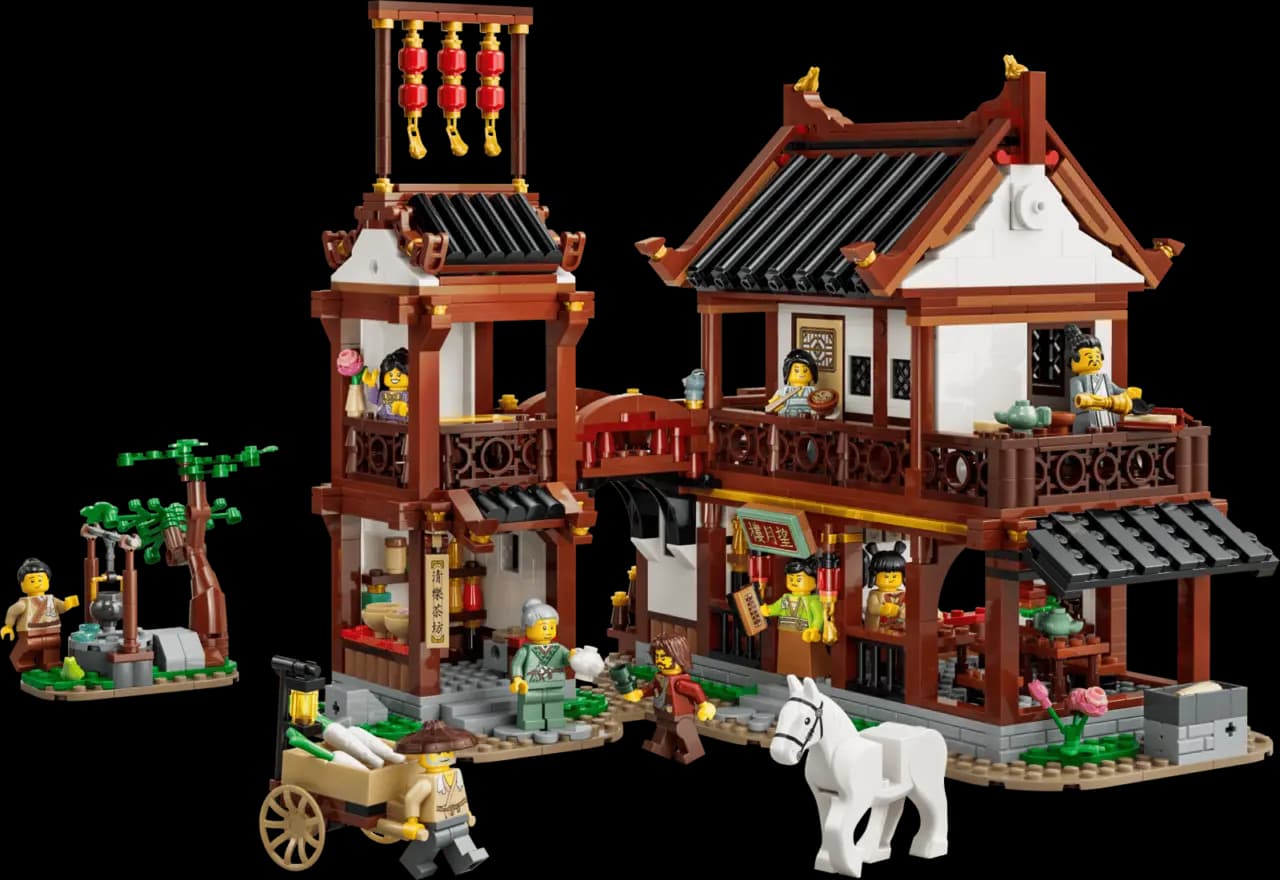 Mô hình Lego Ancient Moon-Gazing Inn 80121