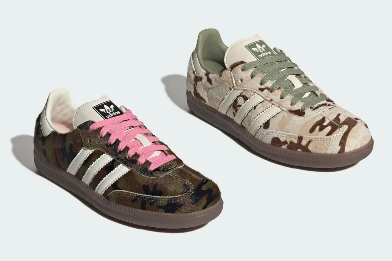 Adidas Samba ra mắt phối màu rằn ri lông ngựa